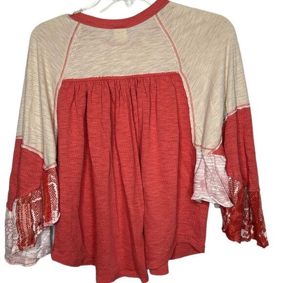 Free People Friday Fever Coral Dolman Top. Size XSmall. - Picture 9 of 12